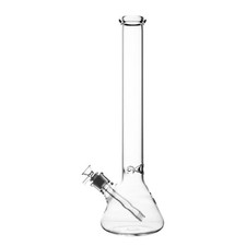 18Inch Glass Bong Super Heavy Glass Water Pipe Thickness Glass Beaker Bongs picture