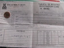 Hotel Valles Envelope Mexico Turnpike & KOA receipt stamp VTG Old Ephemera picture