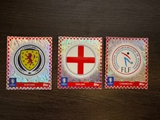 Topps Euro European Championship 2024 SCO1 ENG1 LUX1 Emblem Euro Border Red Dots Parallel picture