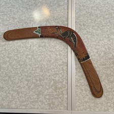 Genuine Murra Wolka Handpainted BOOMERANG from Australia 14