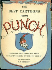 THE BEST CARTOONS FROM PUNCH humorous cartoons (1952) Simon & Schuster HC 1st picture