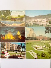 Lot of 6 Vintage Postcards Posted 1950s-60s Death Valley Chase Park Plaza Kellog picture