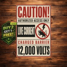 Danger High Voltage Warning Metal Sign Aluminum Industrial Wall Plaque picture