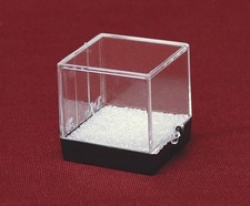 Clear Plastic Specimen Display Perky Boxes with Styrofoam Inserts, 6 pack picture