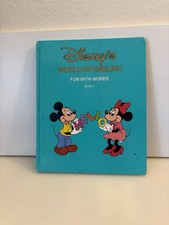 Vintage Disney’s World of English Fun with Words Book 1 1990 Hard to Find picture