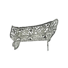 Antique Babette Schweizer Filigree Soft Metal Cradle German #1 picture