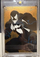 2021 SkyBox Marvel Metal Spider-Man, Venom #193 Gold Limited Parallel RARE picture