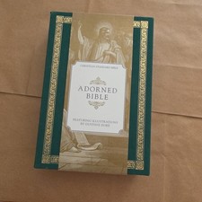 Christian Standard Bible-Adorned Bible-Cloth Over Board NEW Gustave Doré Art picture