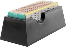 SATC 4Sides Diamond Sharpening Hone Whetstone Stone Block Knife Tool for kitchen picture