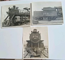 Vintage Missouri Pacific MoPac Steam Locomotive 6420 104 Photo Print Lot 3 picture