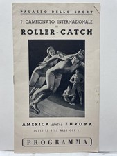 1948 Fiera di Milano Roller-Catch Program Italy vs America International picture