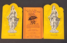 (3) Vintage Columbia Bank Dime Books + Fort Monmouth Credit Union Savings Book picture