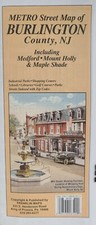 Burlington County New Jersey Street Map by Franklin Maps picture