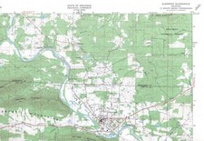 Glenwood Quadrangle Arkansas 1979 USGS Topo Map 7.5 Minute Topographic picture