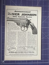 1910 PRINT AD IVER JOHNSON SAFETY AUTOMATIC REVOLVER IVER JOHNSON'S ARMS & CYCLE picture