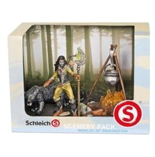 NEW 41811 Bayala 41811 RETIRED Schleich Noctis Scenery Pack Panther Noctis Fire picture