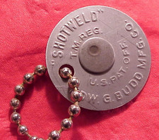 1939 EDWARD G BUDD MFG SHOTWELD TOKEN COIN NY WORLDS FAIR - GIVE AWAY - picture