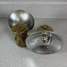 Vtg Safesport Carbide Lamp Butterfly Reflector Mine Hat Lantern Miner Projector picture