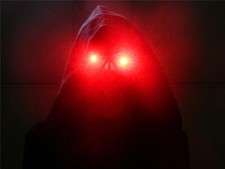 Halloween Prop, Cosplay, costume, Led GLOW Eyes Glasses for Masks, RED LEDs picture