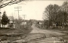 Granville Ohio OH Village Street c1909 Real Photo Vintage Postcard bhn picture