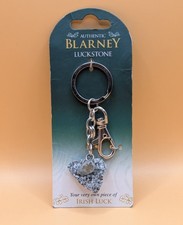 Authentic Blarney Luckstone Keychain Ireland Irish Stone Allied Imports 2018 picture