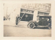 Vintage Car Photo Star Cars Dealership 1923 Los Angeles 2.5x3.5  S17-2 picture