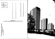 Vintage Postcard Ludwigshafen Oggersheim Highrise Buildings Echta Photographie picture