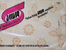 1977 Viva paper placemats, unopened pack, w/price tags, truly unique $25 picture