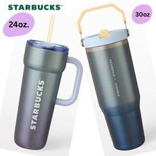 Starbucks Coastal Tides Insulated Stainless Steel Tumbler Choose 24oz or 30oz picture