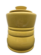 Frankoma Harvest Sunflower Yellow Canister Coffee Jar ~ 9