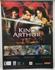 2004 King Arthur Sony Playstation 2 PS2 XBOX Nintendo Print Ad Poster Promo Art picture