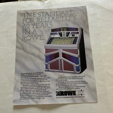 Original Factory Jukebox Ami-Rowe Rowestar Star 45FLYER picture
