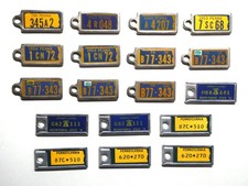Pennsylvania VTG Disabled American Veterans DAV 18 Mini License Plate Keychain picture