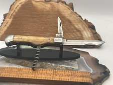 Antique(Pre-1925) Hallstrom Eskilstuna-Sweden Pocket Knife with Corkcrew--287.25 picture