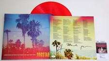 KEANU REEVES DOGSTAR BAND SIGNED SOMEWHERE POSTER & LP VINYL ALBUM AUTO +JSA COA picture