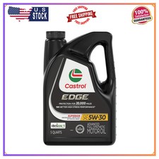 Castrol EDGE 5W-30 Advanced Full Synthetic Motor Oil, 5 Quarts picture