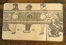 Vintage Vigortone Products Mechanical Novelty Card Comic Ephemera picture