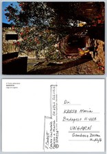 Continental Gandria Lago Di Lugano Courtyard Postcard picture