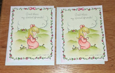 Joan Walsh Anglund 2 Cards God Bless My Special Friends Hallmark 1975 Vintage picture