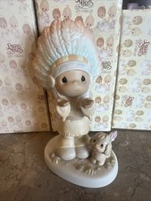 1996 Enesco Precious Moments The Lord Is Our  Chief Inspiration Figurine picture