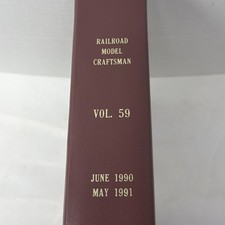 Railroad Model Craftsman Bound Volume 59 June 1990 - May 1991 Carstens Pub MINT picture