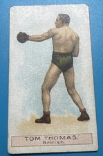 1911 Wills Boxers Var #33 Tom Thomas  Scissors Back picture