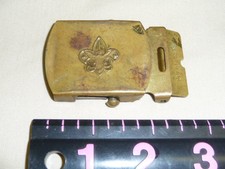 Solid Brass Boy Scout Belt Buckle picture