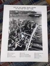 SITE OF THE WORLD TRADE CENTER NEW YORK CITY PROMO  PHOTO AMERICAN HARBOUR USA picture