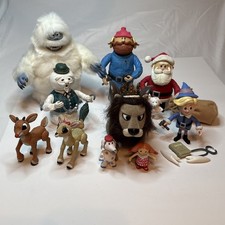 Rudolph The Red Nosed Reindeer Figures Lot Memory Lane 2001 picture