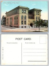 Vintage Y.M.C.A. Building El Paso, Texas Postcard H.S.B. Made in Germany picture