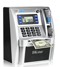 BKstar ATM Piggy Bank for Kids - Talking Electronic Money Bank with Debit Car... picture