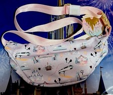 Disney Parks 2025 WDW Fanny Pack Stoney Clover Lane Monorail Magic Kingdom New picture