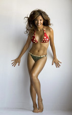 Kelly Hu Happy In A Bikini Sexy High-Quality Metal Fridge Magnet 3x4 6715 picture