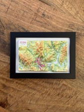 Las Vegas 🎰 3D Topographical Raised Relief Map Framed Wall Art Travel Gift picture